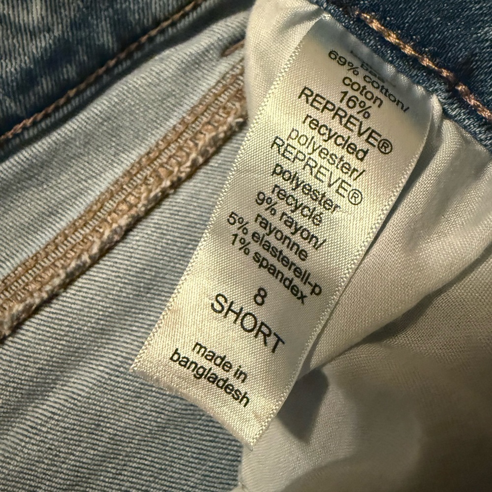 Edgely Flared Bootcut Denim Jeans Size 8 Short 29” Inseam Mid Rise Medium Wash - Picture 5 of 5